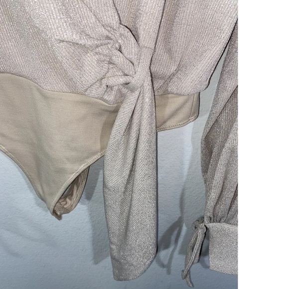 Lovers + Friends Cream Wrap Bodysuit - Picture 6 of 6